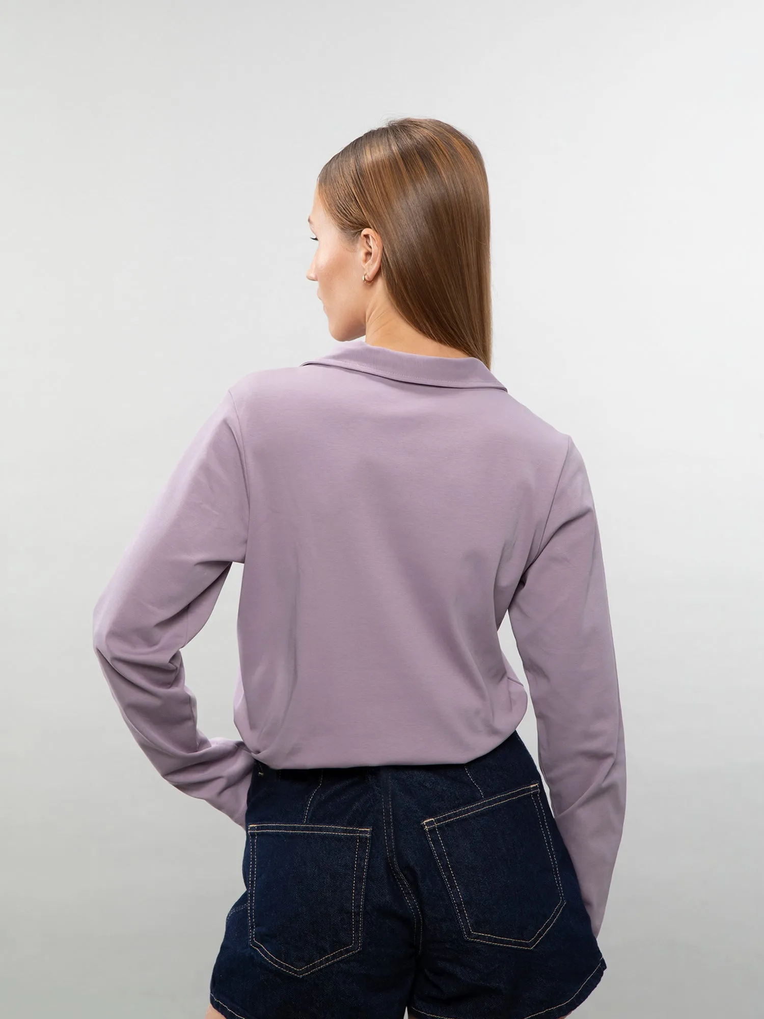 Full-sleeve lifestyle polo