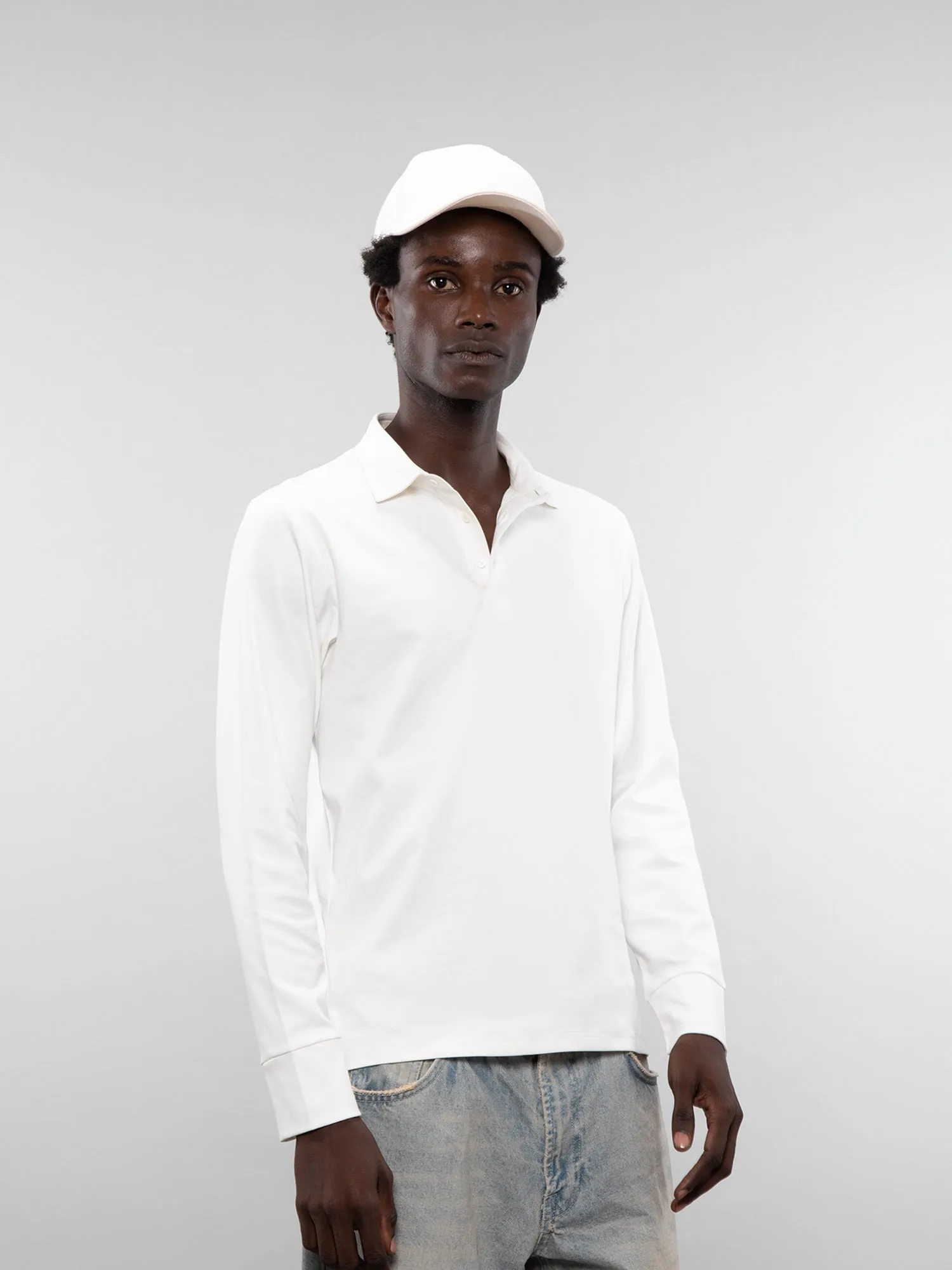 Full-sleeve lifestyle polo