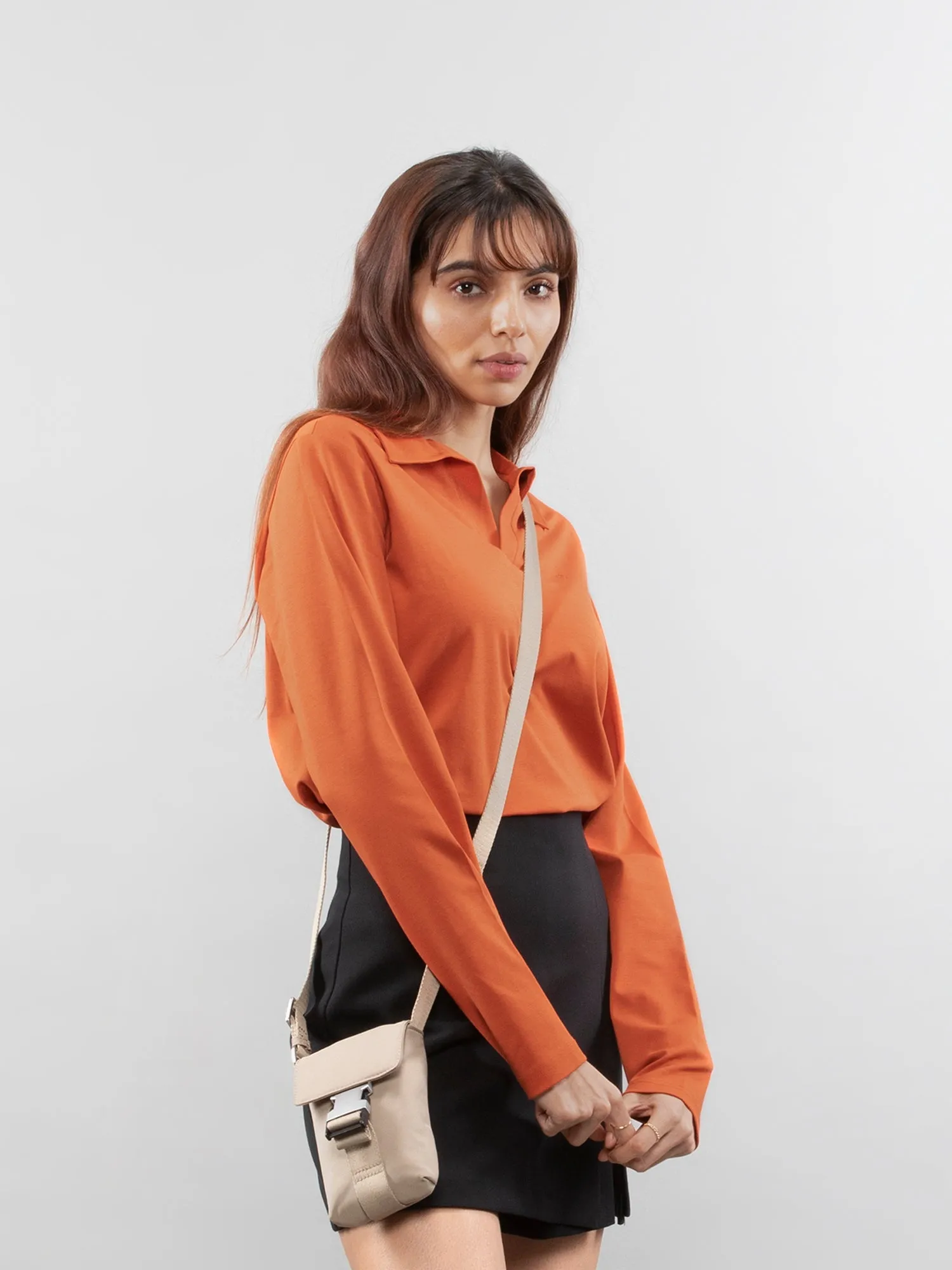 Full-sleeve lifestyle polo