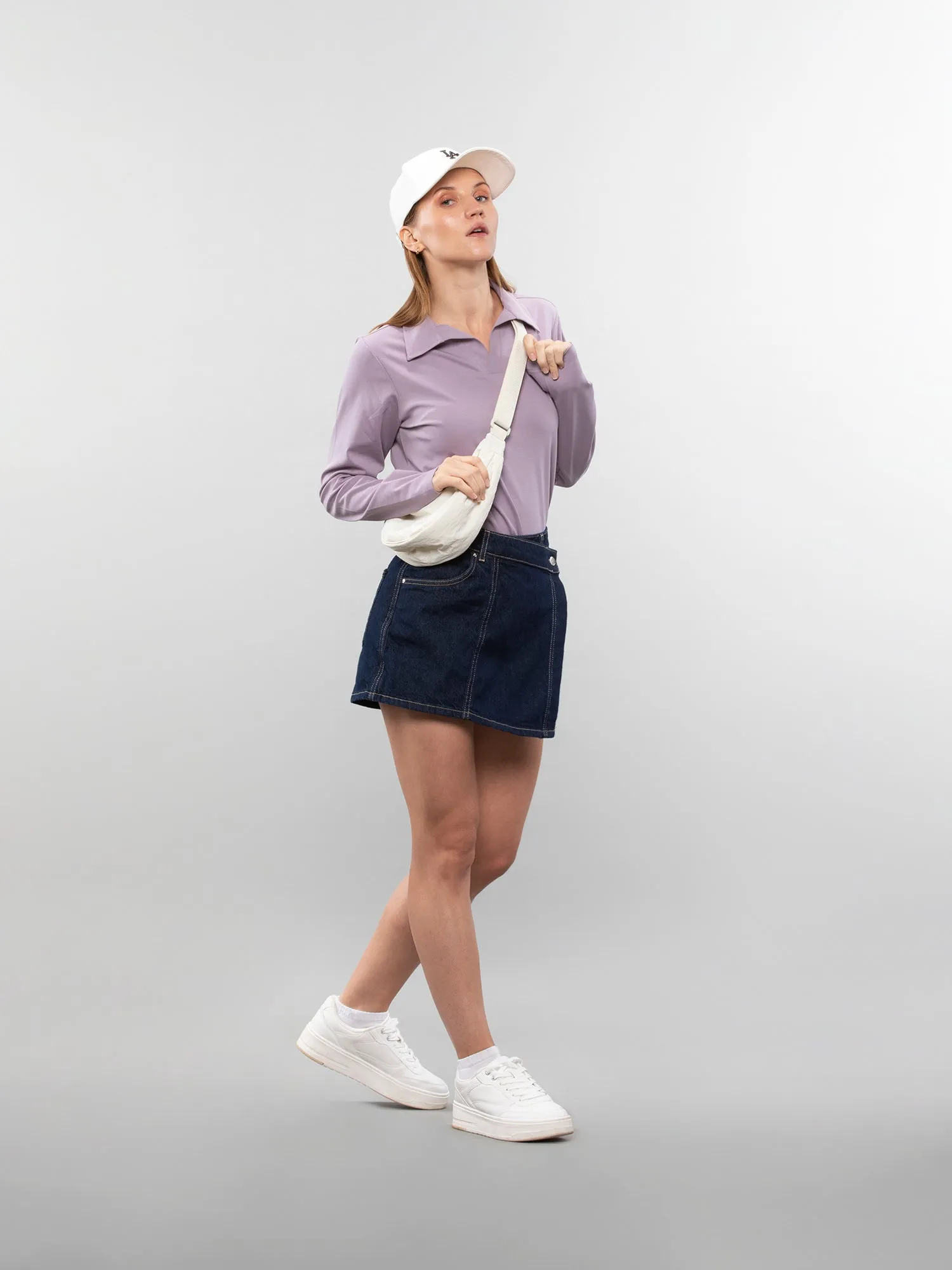 Full-sleeve lifestyle polo