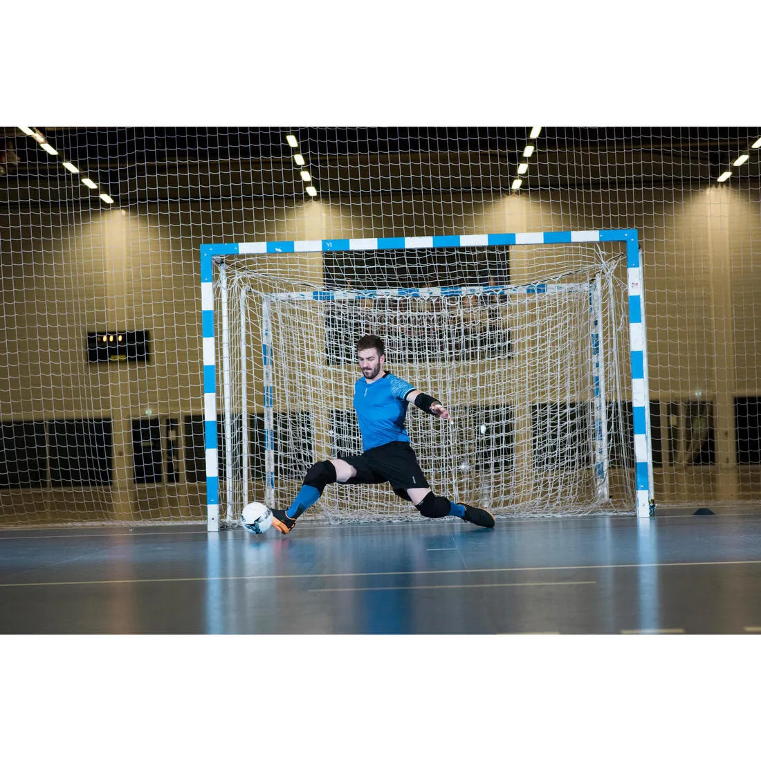 Futsal Goalkeeper Protective Knee Pads - Black