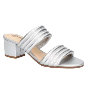 GEORGETTE Women's Heeled Padded Banded Sandals