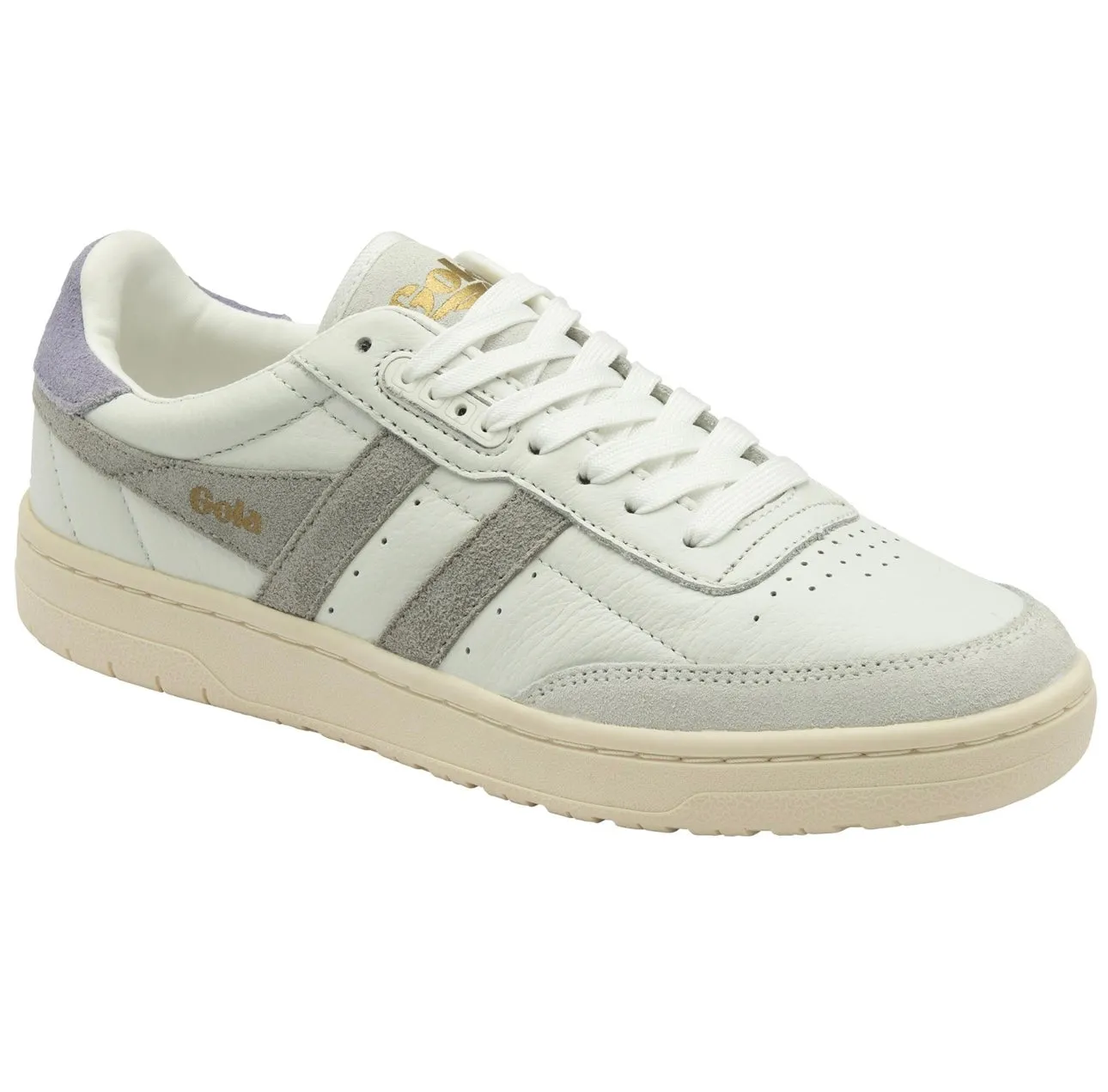 gola: falcon sneaker-white/lightgrey/lavender
