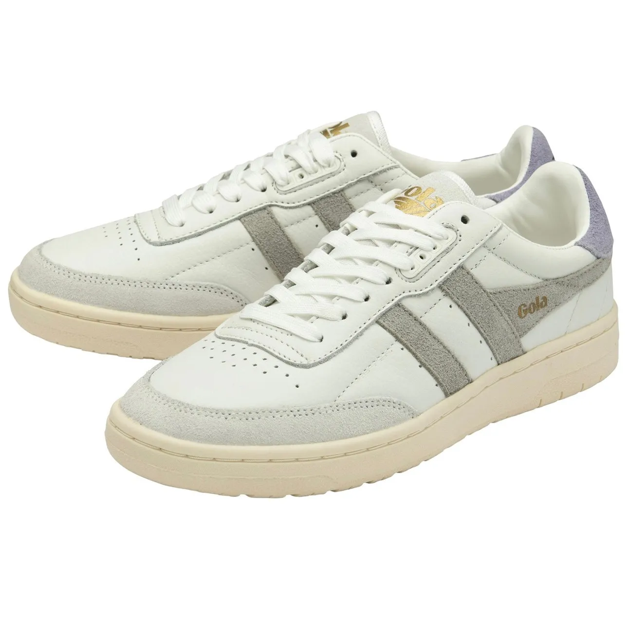 gola: falcon sneaker-white/lightgrey/lavender