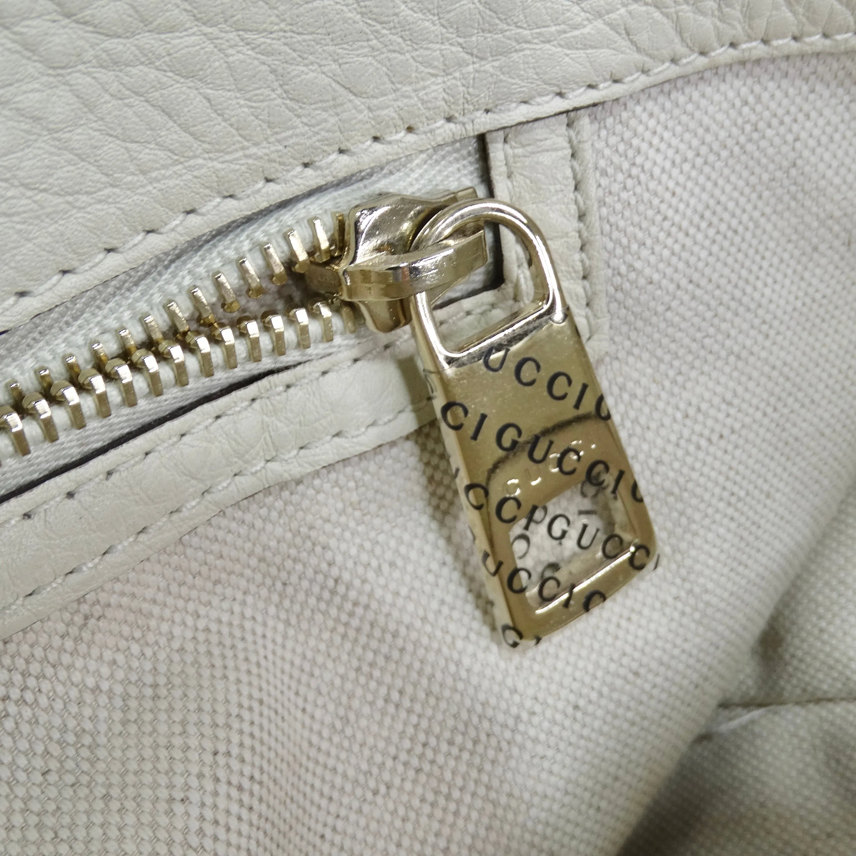 Gucci Bamboo Shopper Leather Tote Bag