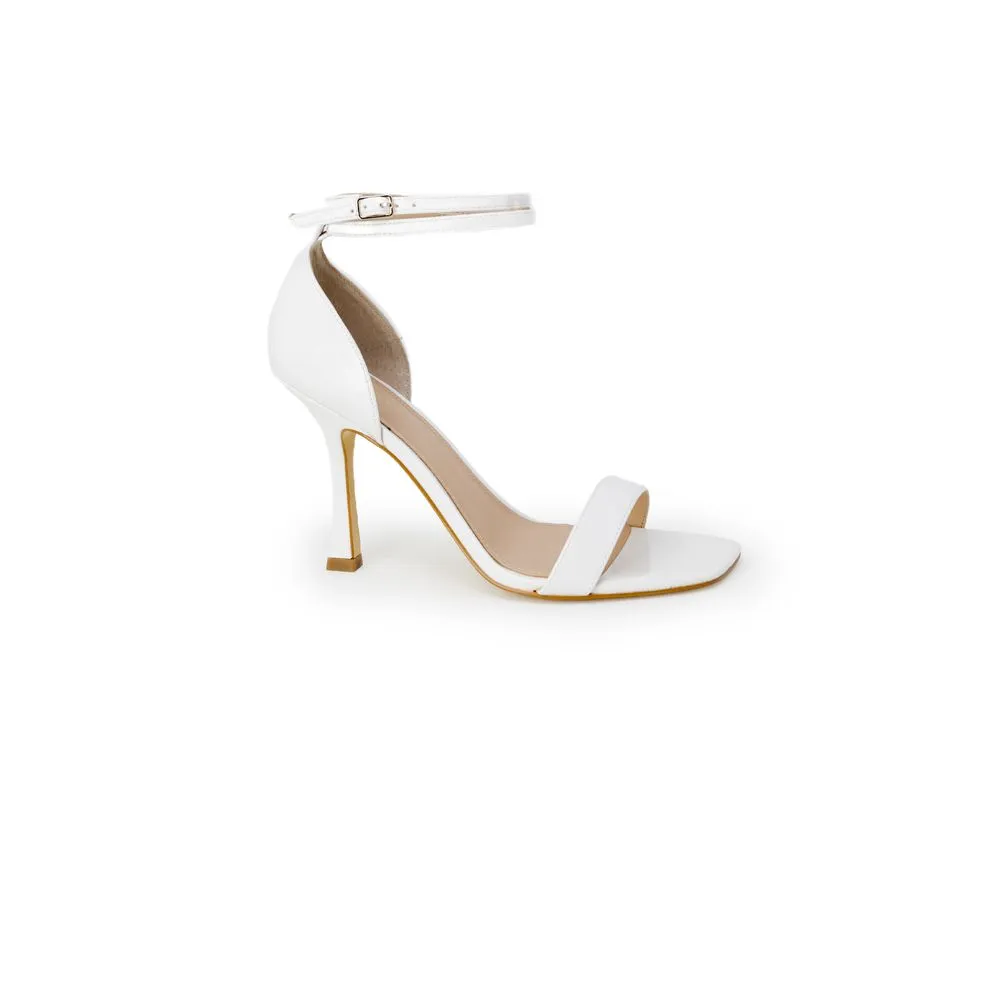 Guess White Polyester Sandals