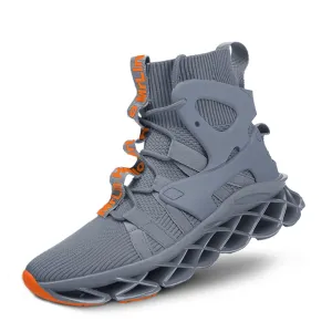 Hello MrLin Men's Running Shoes Non Slip Athletic Tennis Walking Blade Type Sneakers Hip Hop