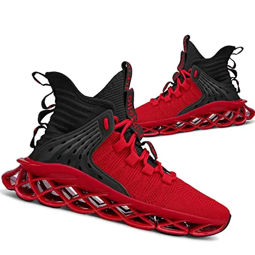 Hello MrLin Men's Running Shoes Non Slip Athletic Tennis Walking Blade Type Sneakers Hip Hop