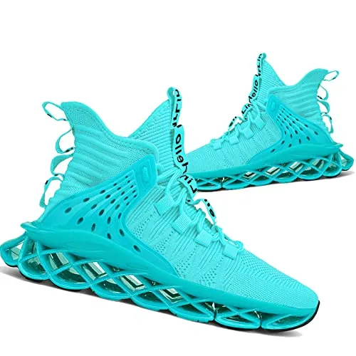 Hello MrLin Men's Running Shoes Non Slip Athletic Tennis Walking Blade Type Sneakers Hip Hop