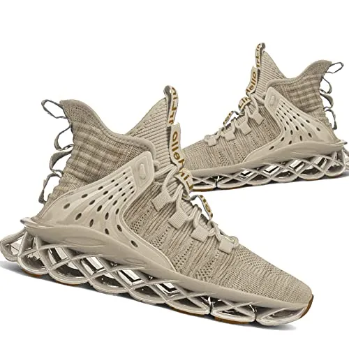 Hello MrLin Men's Running Shoes Non Slip Athletic Tennis Walking Blade Type Sneakers Hip Hop
