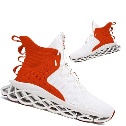 Hello MrLin Men's Running Shoes Non Slip Athletic Tennis Walking Blade Type Sneakers Hip Hop