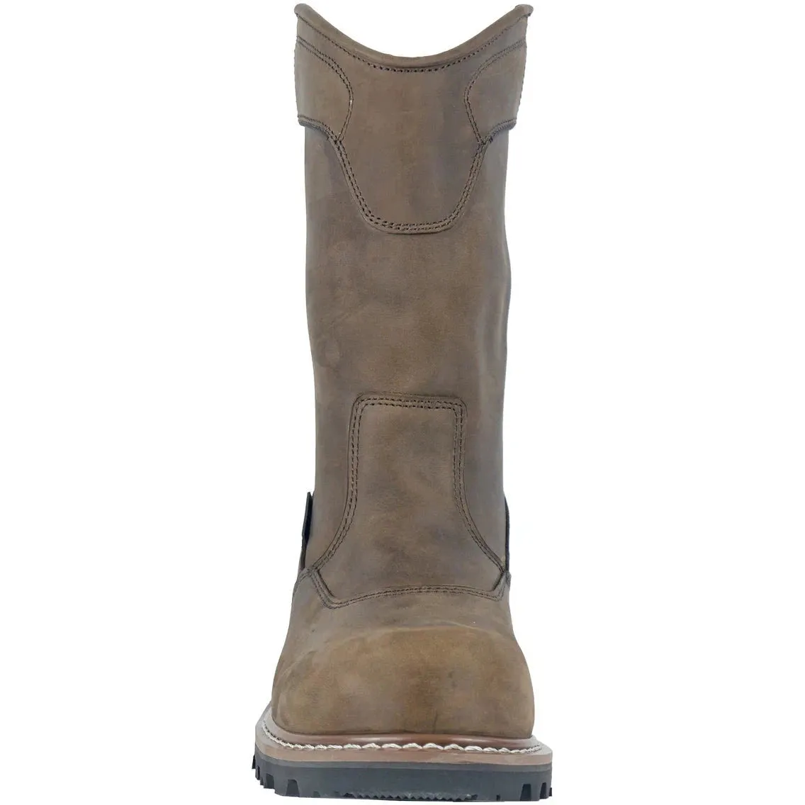 Hoss Men's Buford Composite Toe WP Pull On Logger Duty Boot - Brown 90211
