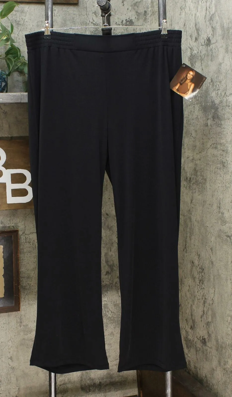 IMAN Women's Plus Size 2 Pairs Global Chic Luxury Resort Palazzo Pants