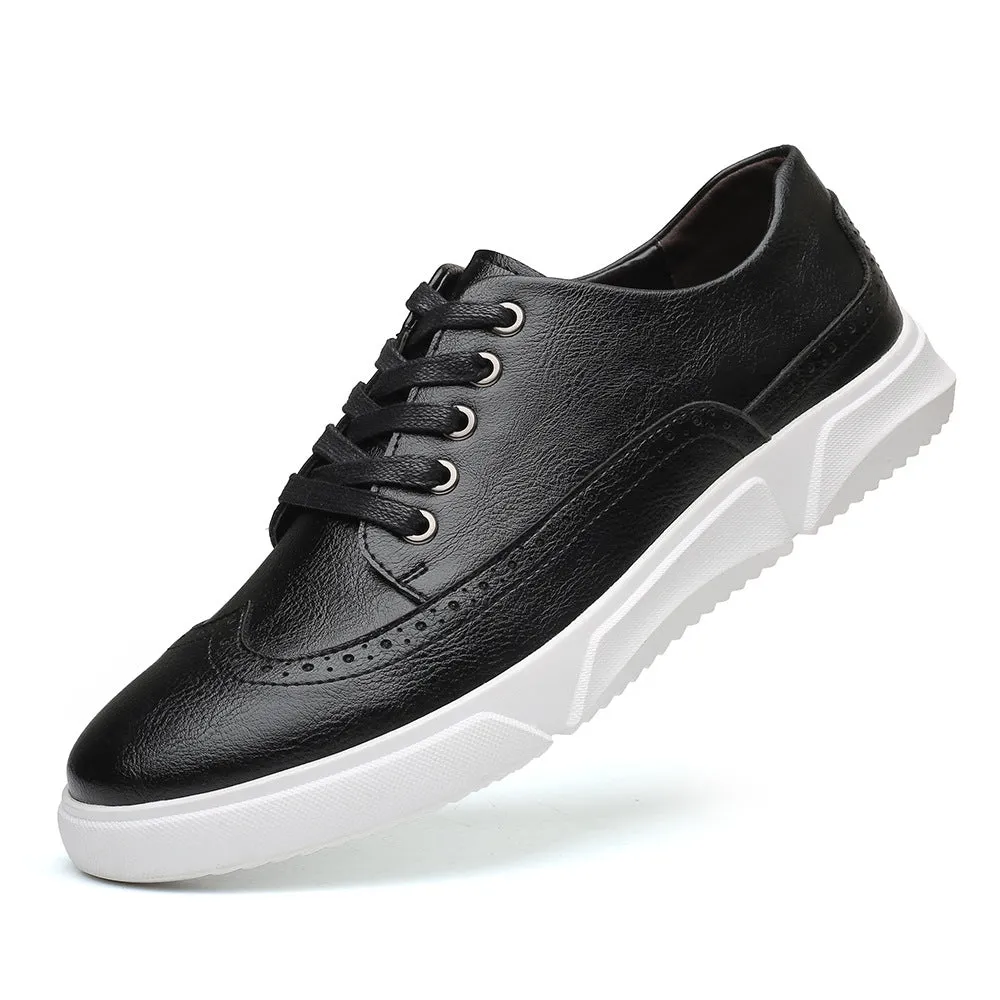 INSTOCK - British style sneakers lace-up retro single shoes