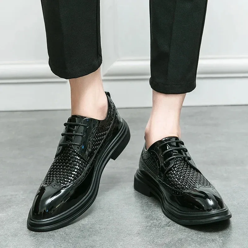 Italienische Schwarze Herrenschuhe: Sommer-Loafers für Hochzeiten