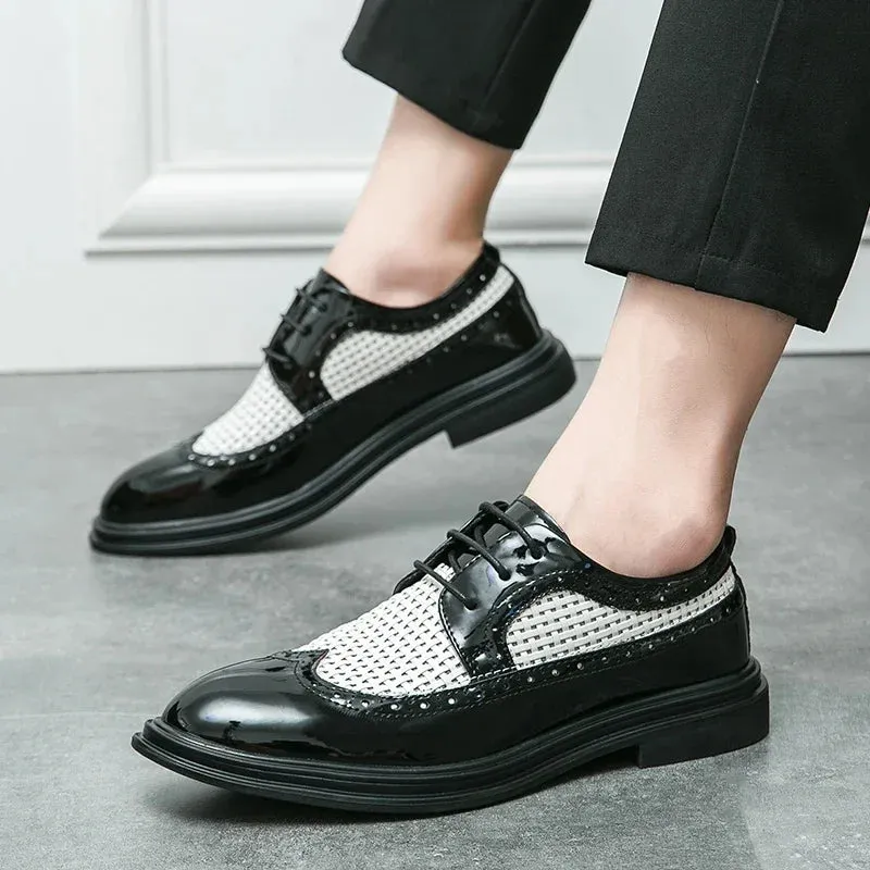 Italienische Schwarze Herrenschuhe: Sommer-Loafers für Hochzeiten