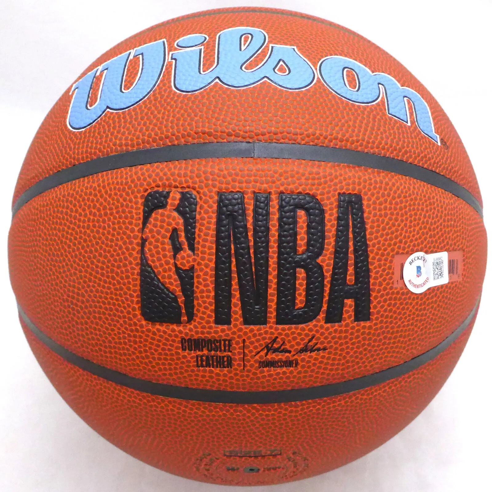 Ja Morant Autographed Wilson Basketball Grizzlies (Smudged) Beckett BJ66962