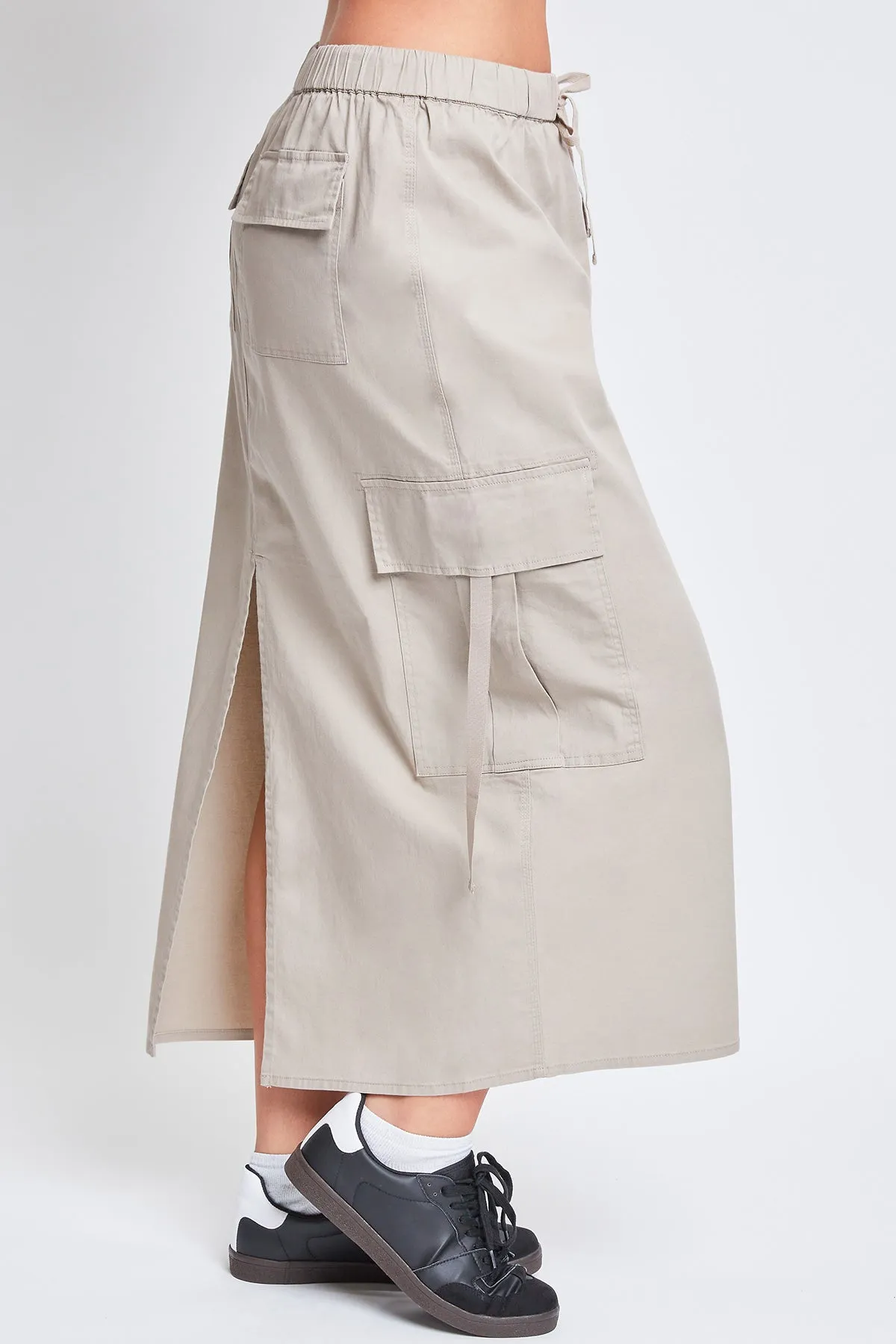 Junior Poplin Maxi Drawcord Cargo Skirt, Pack Of 6