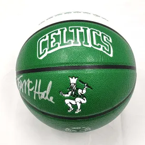 Kevin McHale Signed Boston Celtics City Edition Wilson NBA Basketball Beckett