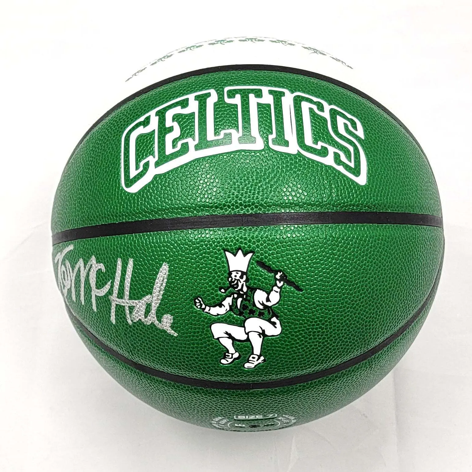 Kevin McHale Signed Boston Celtics City Edition Wilson NBA Basketball Beckett