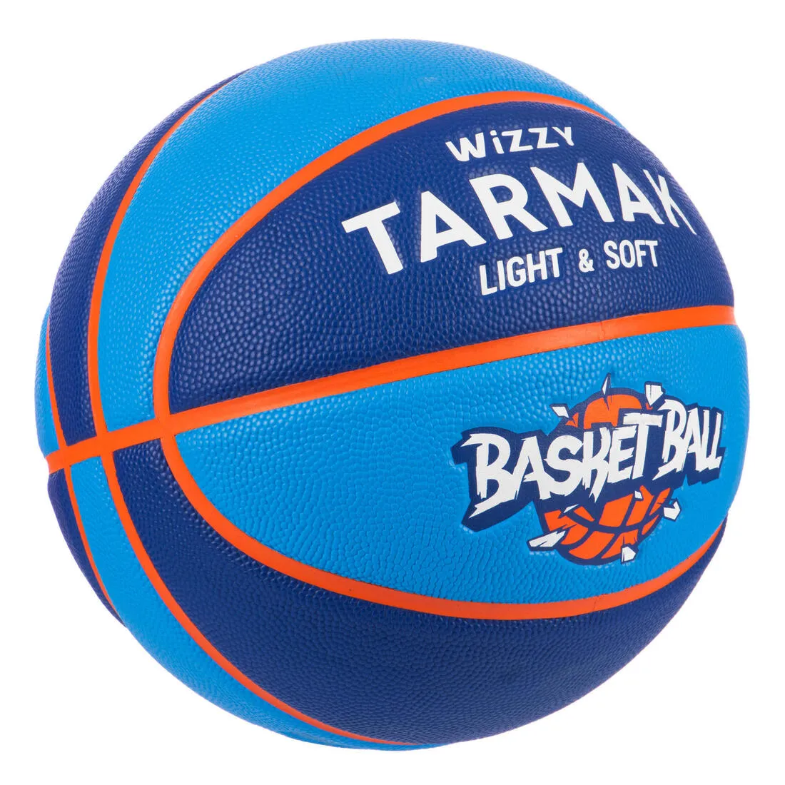 Kids' Size 5 (Up to 10 Years) Basketball Wizzy - Blue/Pink.