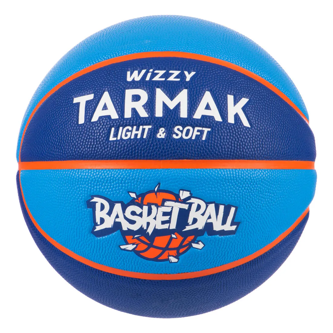 Kids' Size 5 (Up to 10 Years) Basketball Wizzy - Blue/Pink.
