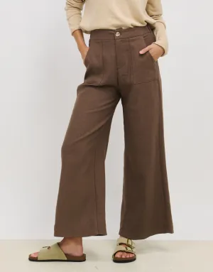 Little Lies Osaka Pant - Chocolate