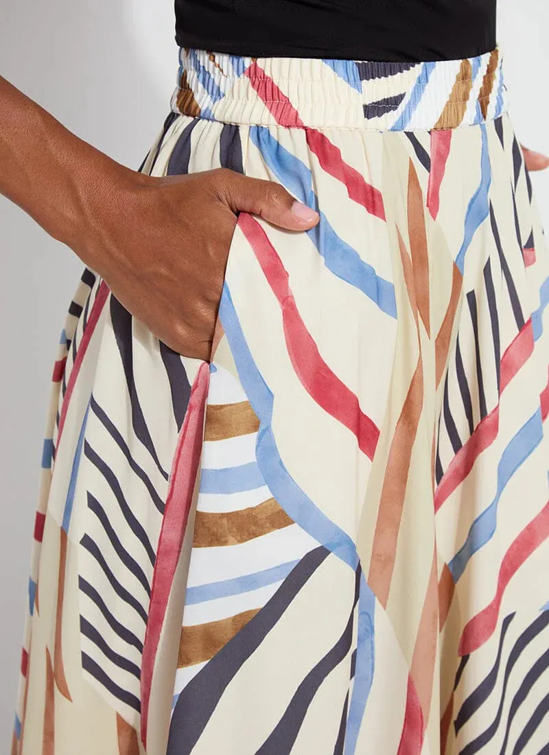 Lorenza Midi Handkerchief Skirt