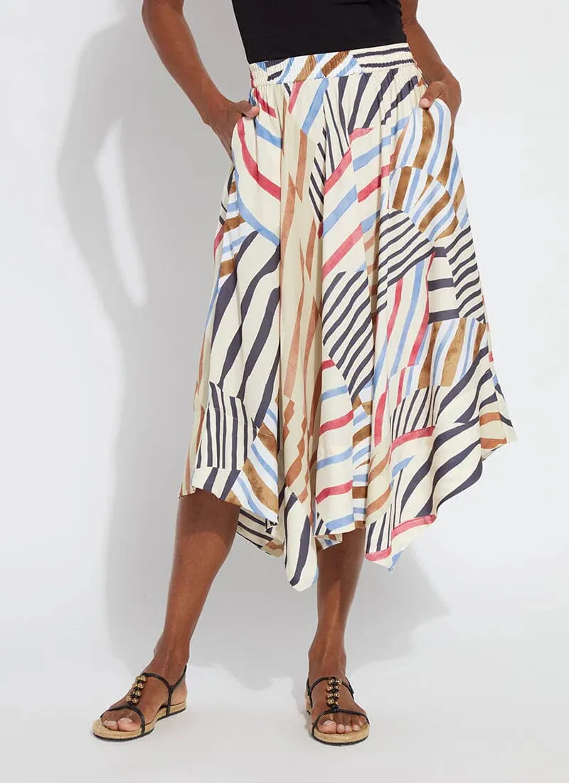 Lorenza Midi Handkerchief Skirt