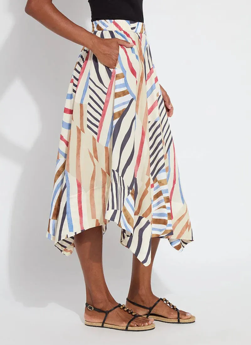 Lorenza Midi Handkerchief Skirt