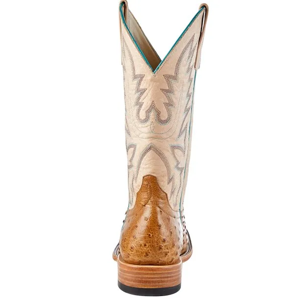 Macie Bean Top Hand Antique Saddle Full Quill Ostrich Boot