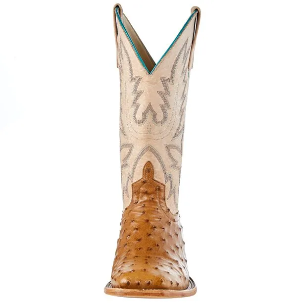 Macie Bean Top Hand Antique Saddle Full Quill Ostrich Boot