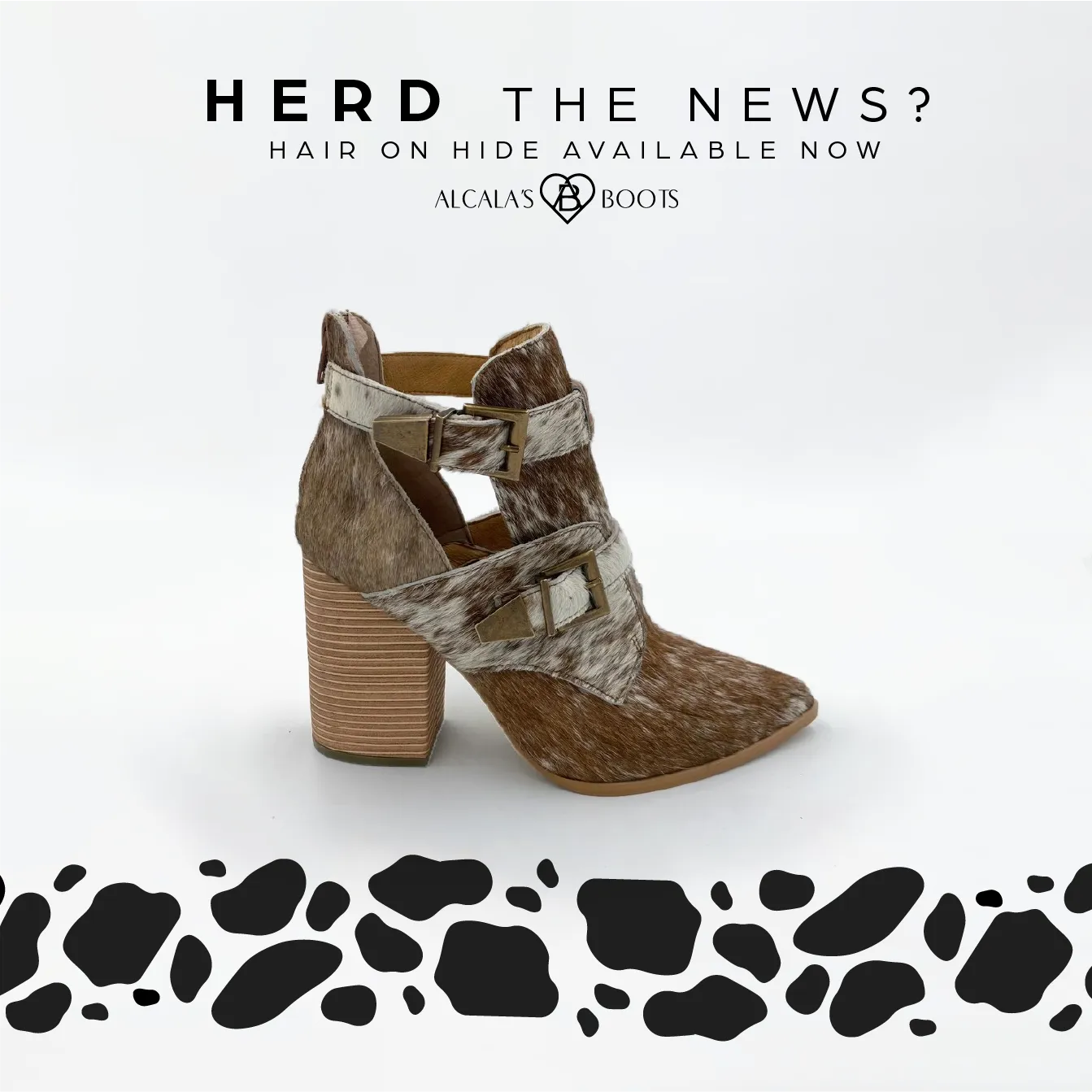 MATT Cowhair Boot - Wholesale