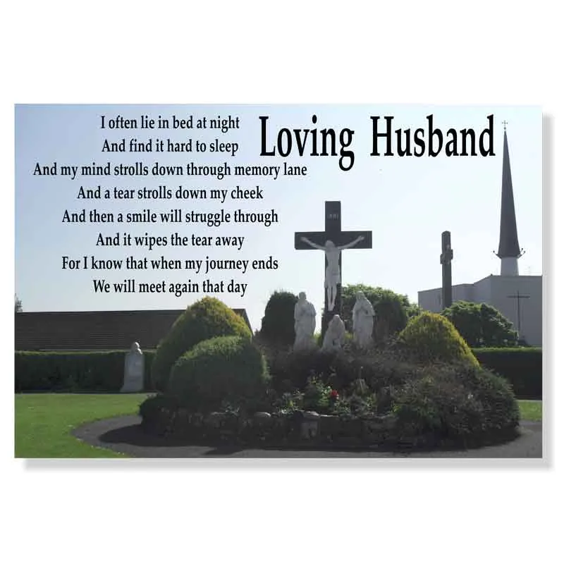 Memorial Plaque, Personalised Gift