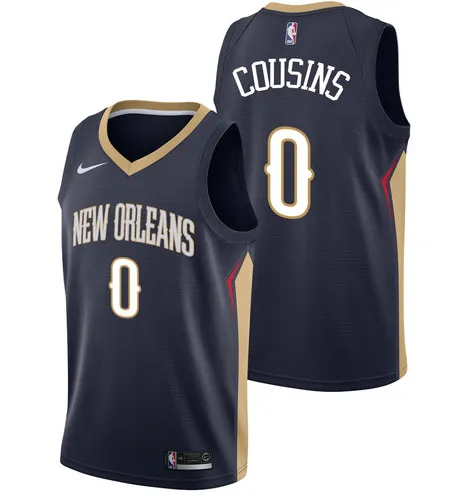 Men 0 DeMarcus Cousins Jersey Black New Orleans Pelicans Jersey Fanatics