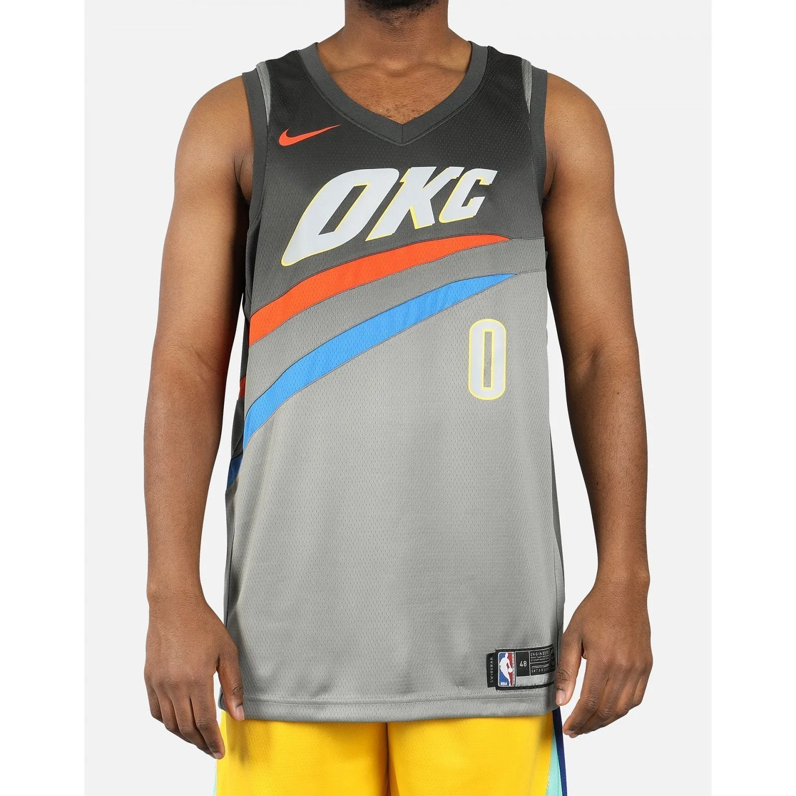 Men 0 Russell Westbrook Jersey City Edition Oklahoma City Thunder Fanatics