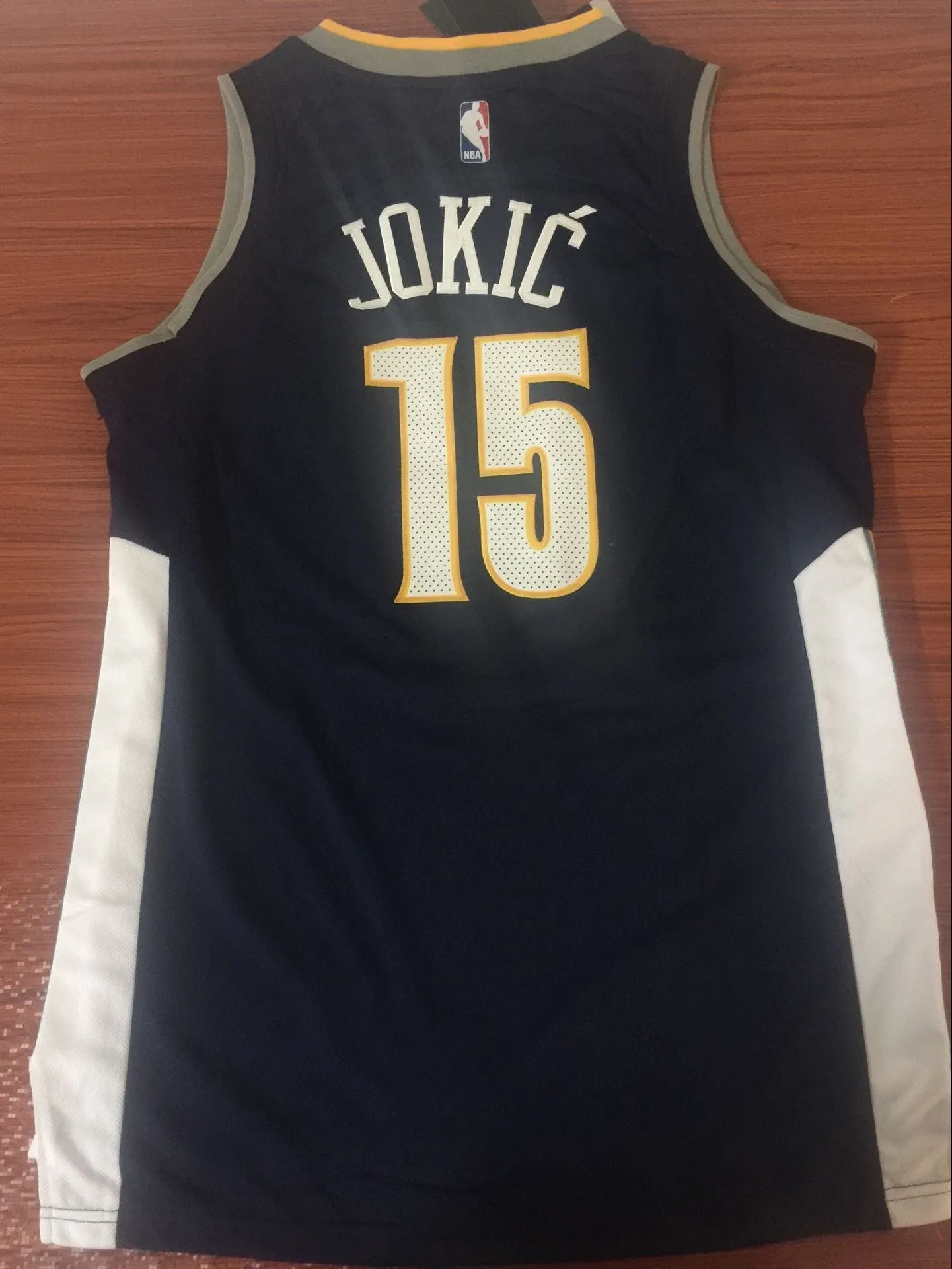 Men 15 Nikola Jokic Jersey Black Denver Nuggets Swingman Jersey Fanatics