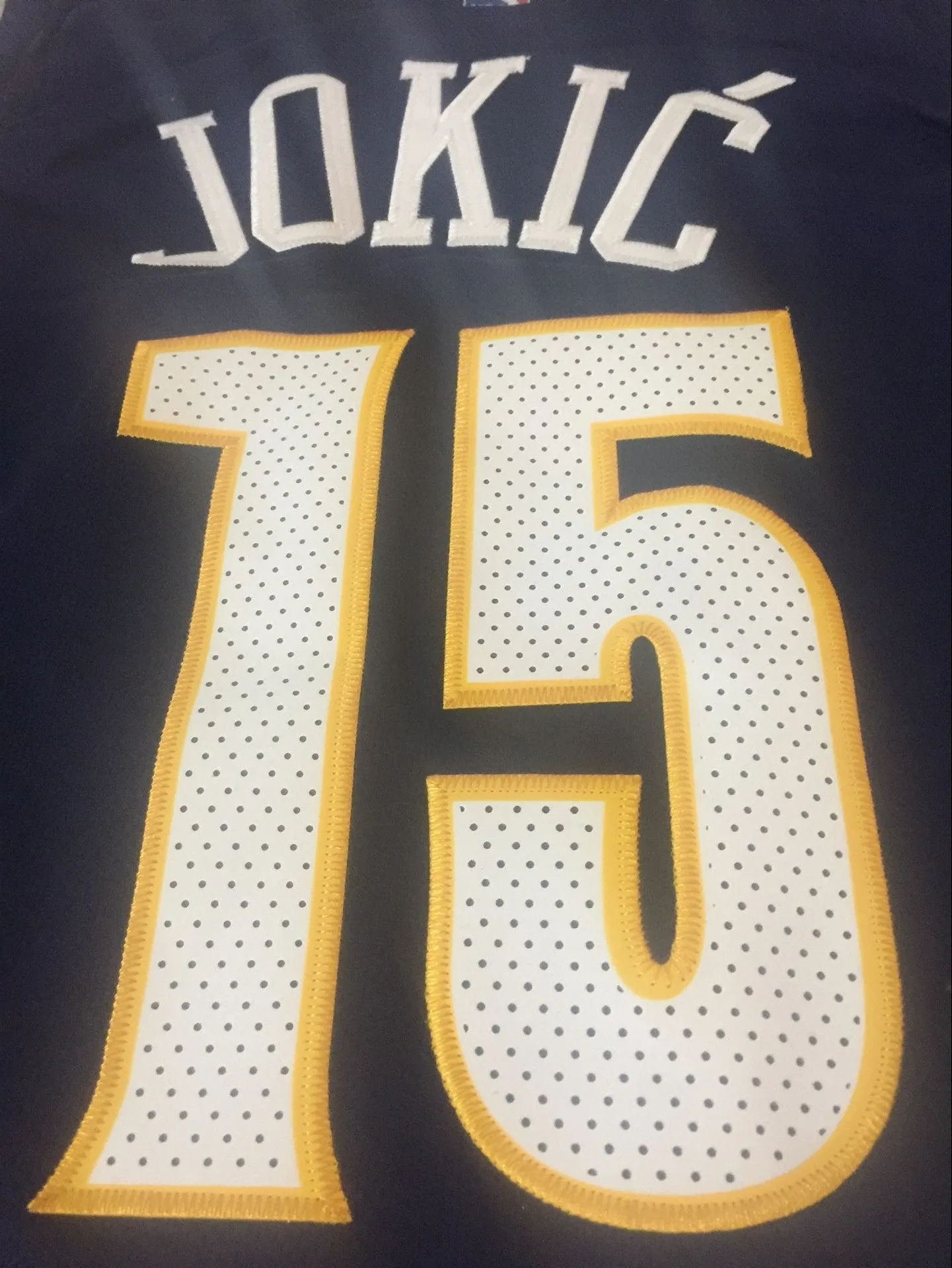 Men 15 Nikola Jokic Jersey Black Denver Nuggets Swingman Jersey Fanatics