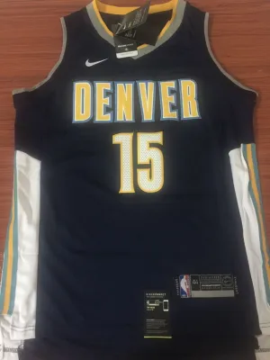 Men 15 Nikola Jokic Jersey Black Denver Nuggets Swingman Jersey Fanatics
