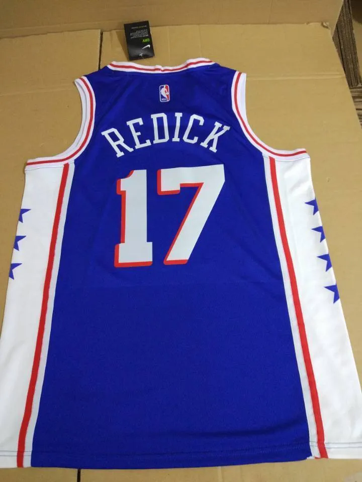 Men 17 JJ RedickJersey Jersey Blue Philadelphia 76ers Swingman Jersey Fanatics