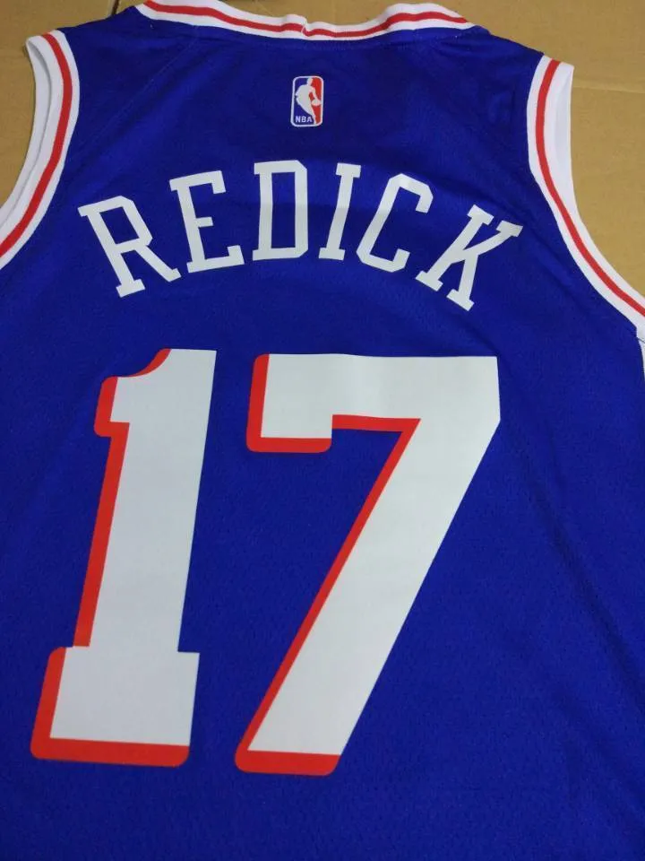 Men 17 JJ RedickJersey Jersey Blue Philadelphia 76ers Swingman Jersey Fanatics
