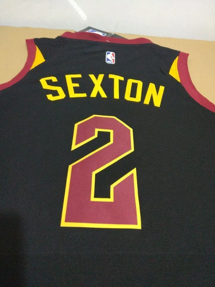 Men 2 Collin Sexton Jersey Black Cleveland Cavaliers Jersey Fanatics