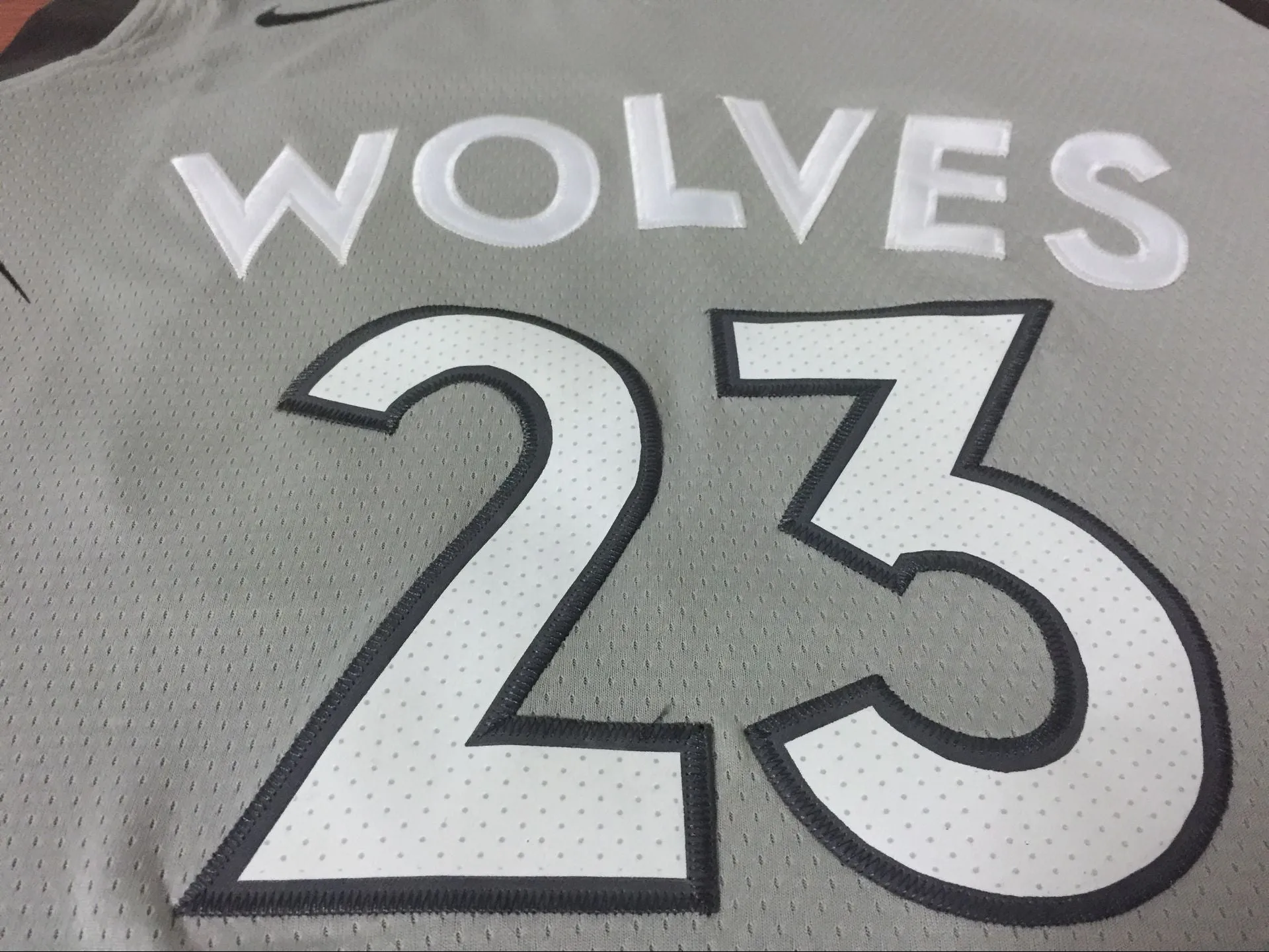 Men 23 Jimmy Butler City Jersey Gray Minnesota Timberwolves Jersey Fanatics