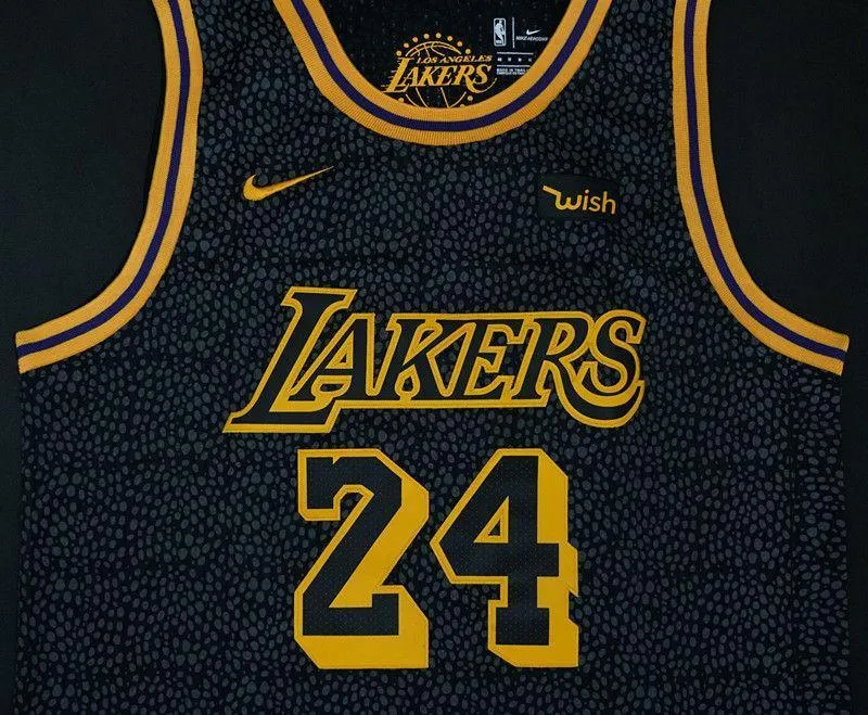 Men 24 Kobe Bryant Jersey City Edition Black Los Angeles Lakers Jersey Player