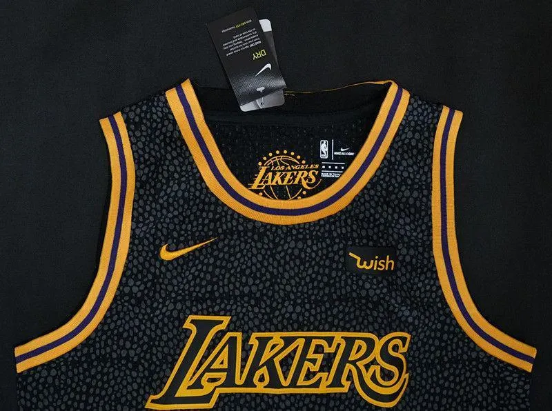 Men 24 Kobe Bryant Jersey City Edition Black Los Angeles Lakers Jersey Player