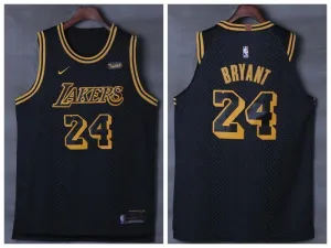 Men 24 Kobe Bryant Jersey City Edition Black Los Angeles Lakers Jersey Player