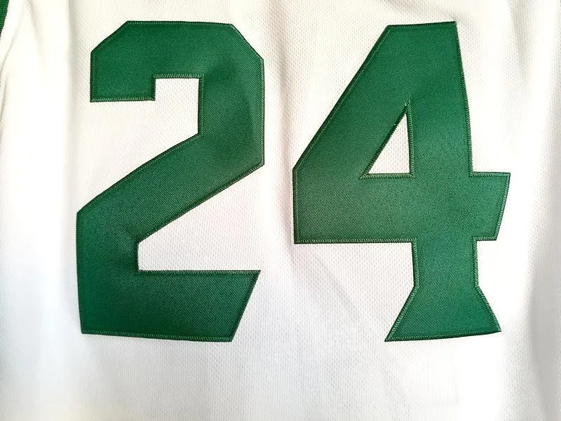 Men 24 Kyrie Irving Jersey White St. Patrick High School Swingman Jersey