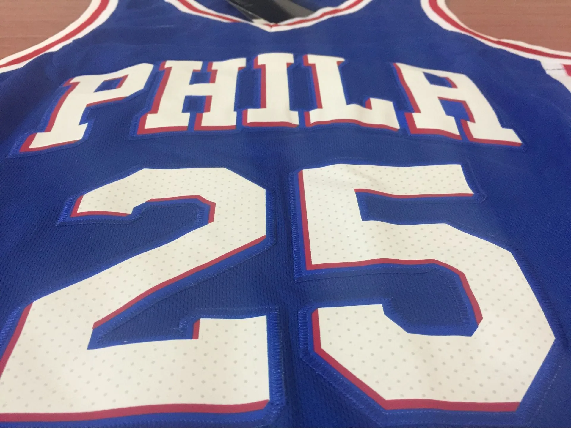 Men 25 Ben Simmons Blue Jersey Philadelphia 76ers Swingman Jersey Fanatics