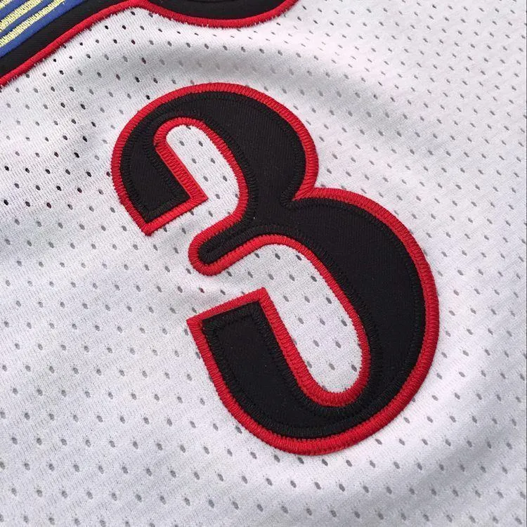 Men 3 Allen Iverson Jersey White Philadelphia 76ers Jersey Fanatics