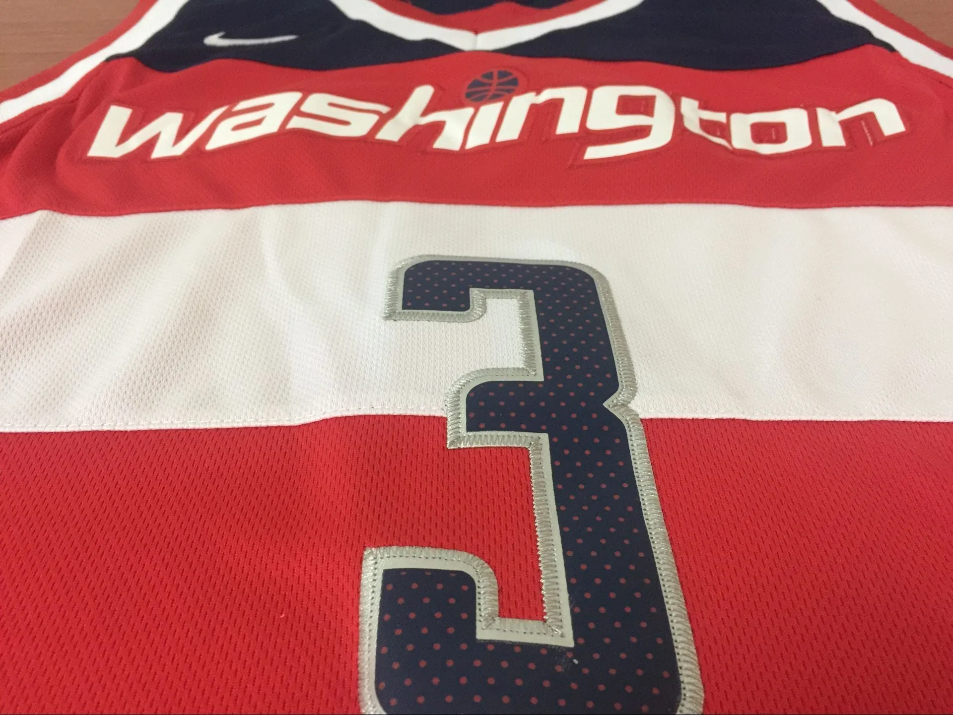 Men 3 Bradley Beal Jersey Red Washington Wizards Swingman Fanatics